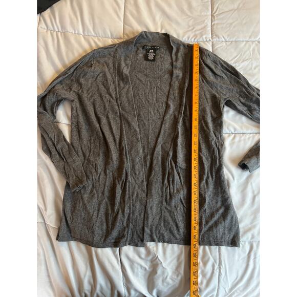 apostrophe charcoal grey cotton rabbit hair blend‎ cardigan size M - Picture 1 of 4